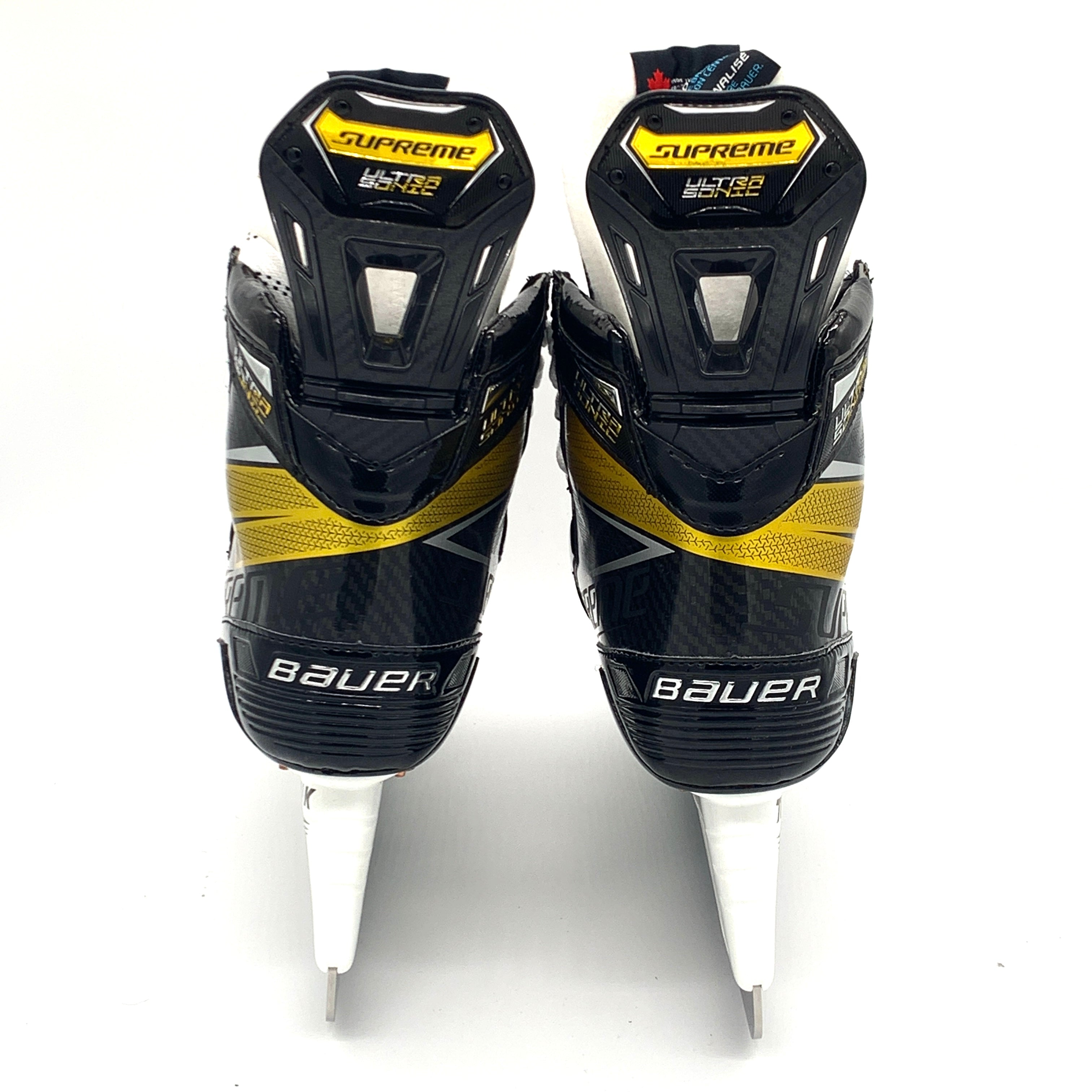 Bauer Supreme Ultrasonic - Patins de hockey Pro Stock neufs - Tailles L8.25C/R8C